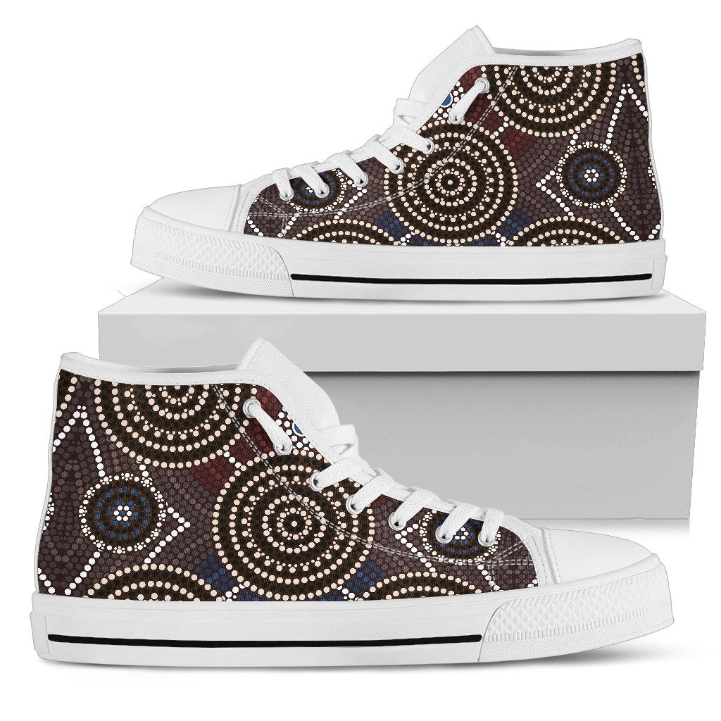 canvas-shoes-aboriginal-dot-painting-shoes-ver08-high-top
