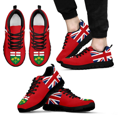 canada-ontario-map-and-coat-of-arm-sneaker
