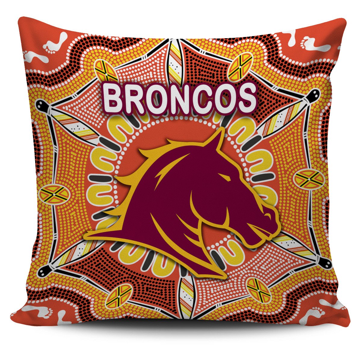 brisbane-pillow-cover-broncos-indigenous-warm-vibes