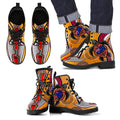 aboriginal-leather-boots-turtle-patterns-aus-flag-circle-dot-painting