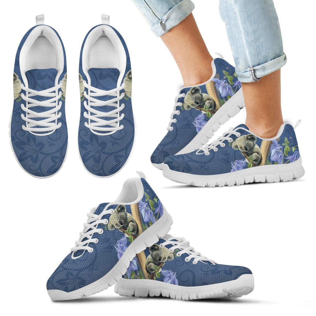 sneakers-koala-sleep-shoes-bluebell-flower-patterns-unisex