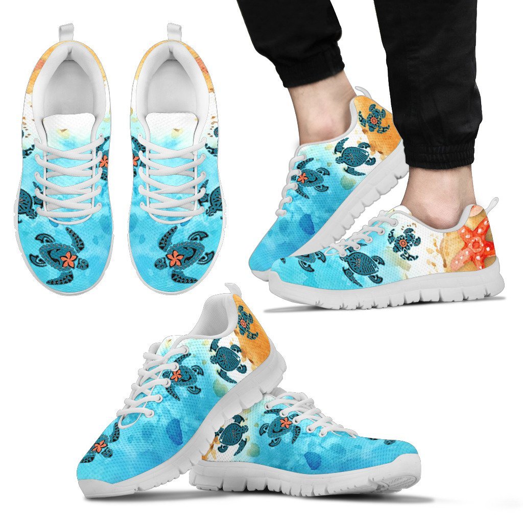 unique-turtles-swim-on-beach-mens-womens-sneakers-shoes