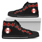 canada-flag-and-maple-leaf-high-top-canvas-shoes