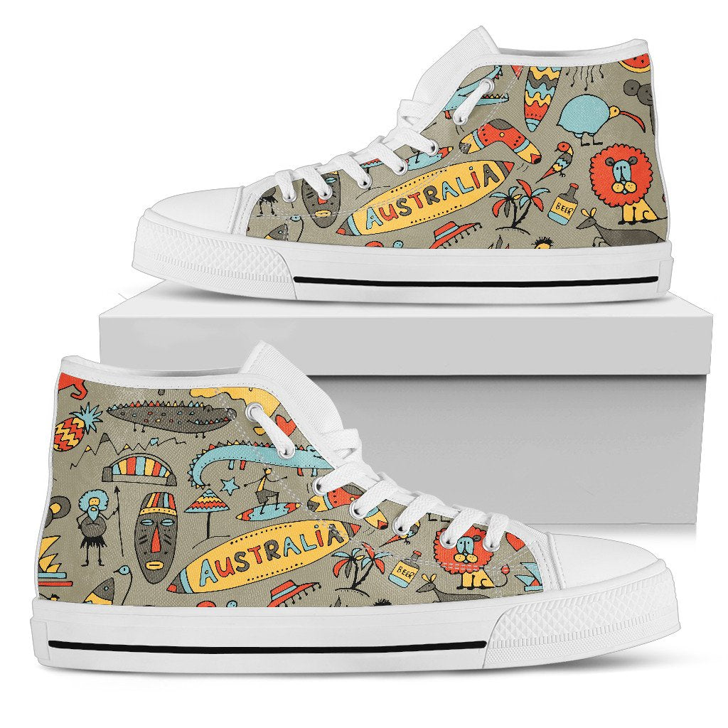 canvas-shoes-symbol-shoes-australian-famous-high-top