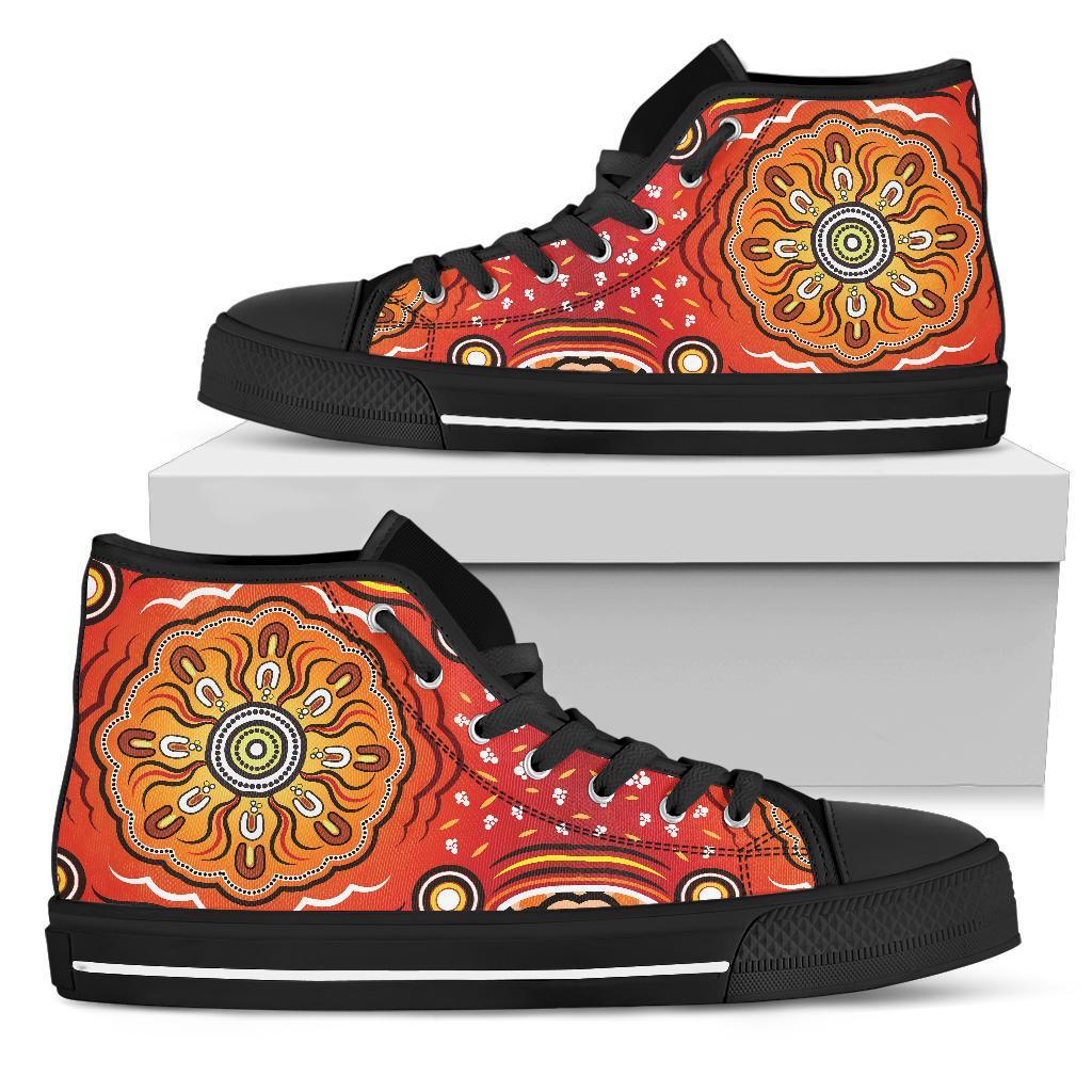 aboriginal-high-top-shoes-indigenous-art-patterns-ver01