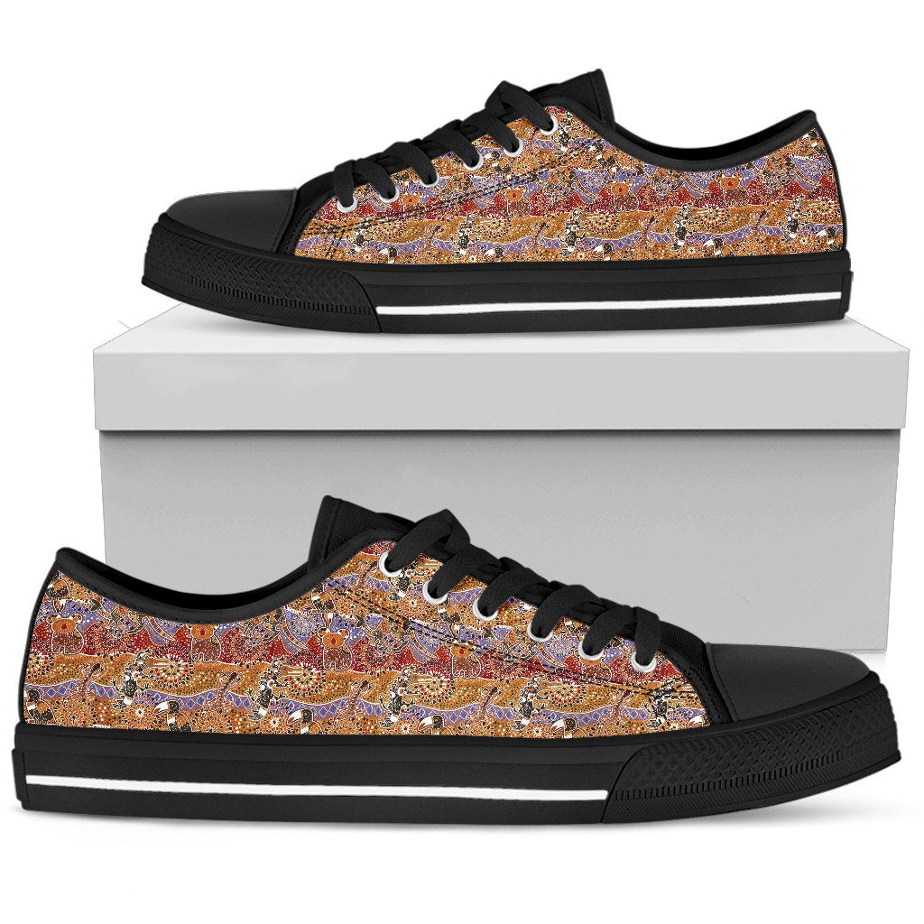 canvas-shoes-aboriginal-patterns-shoes-kangaroo-low-top