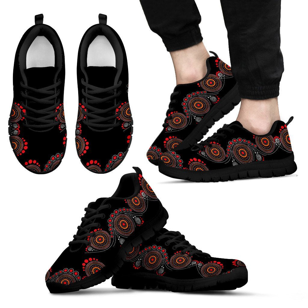 aboriginal-sneakers-circle-dot-painting