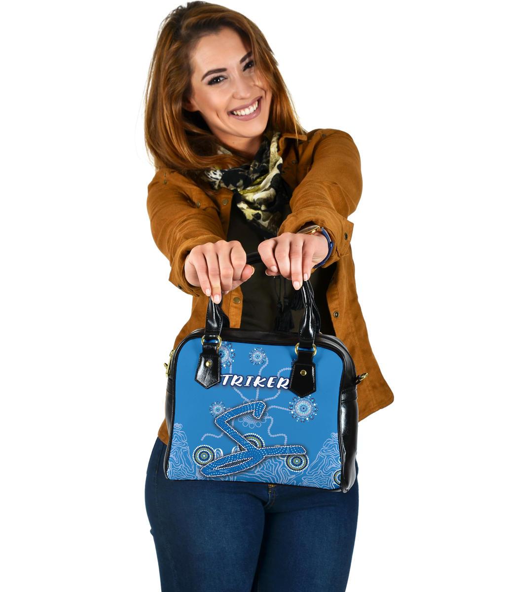 Strikers Shoulder Handbag Indigenous Blue Energy - Vibe Hoodie