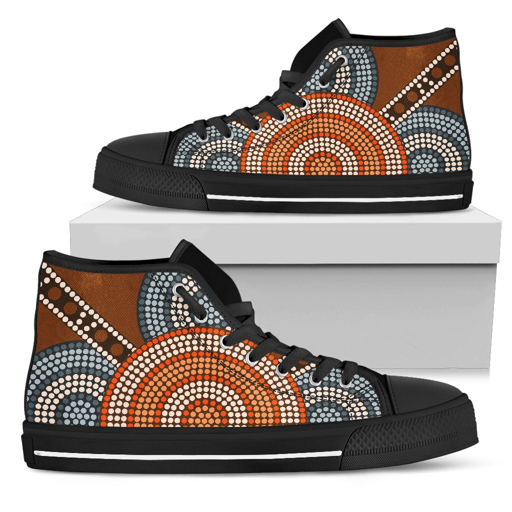 canvas-shoes-aboriginal-dot-painting-shoes-ver05-high-top