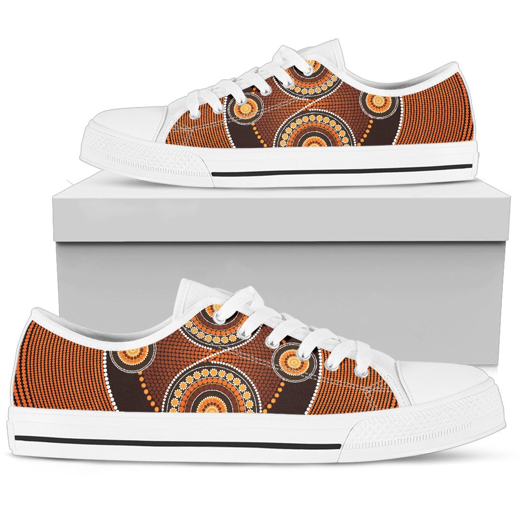 canvas-shoes-aboriginal-dot-painting-shoes-ver10-low-top