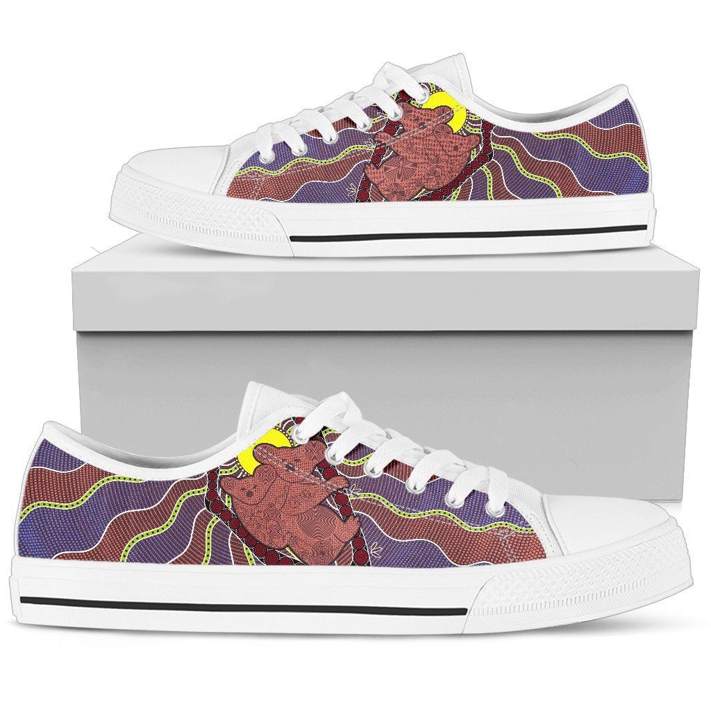 canvas-shoes-koala-shoes-aboriginal-patterns-family-low-top