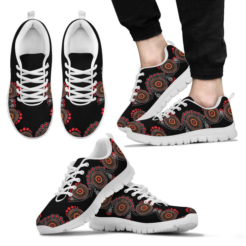 aboriginal-sneakers-circle-dot-painting