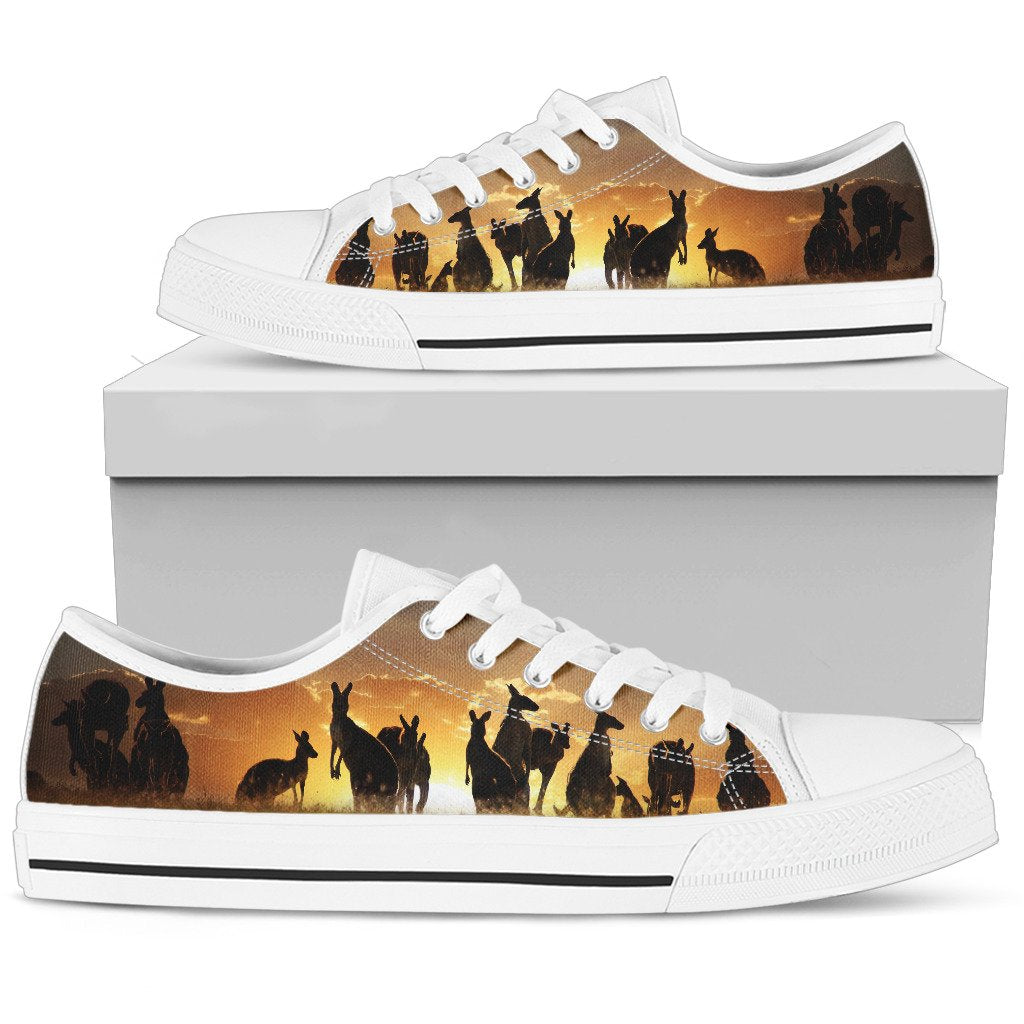 canvas-shoes-kangaroo-shoes-family-sunset-ver02-low-top