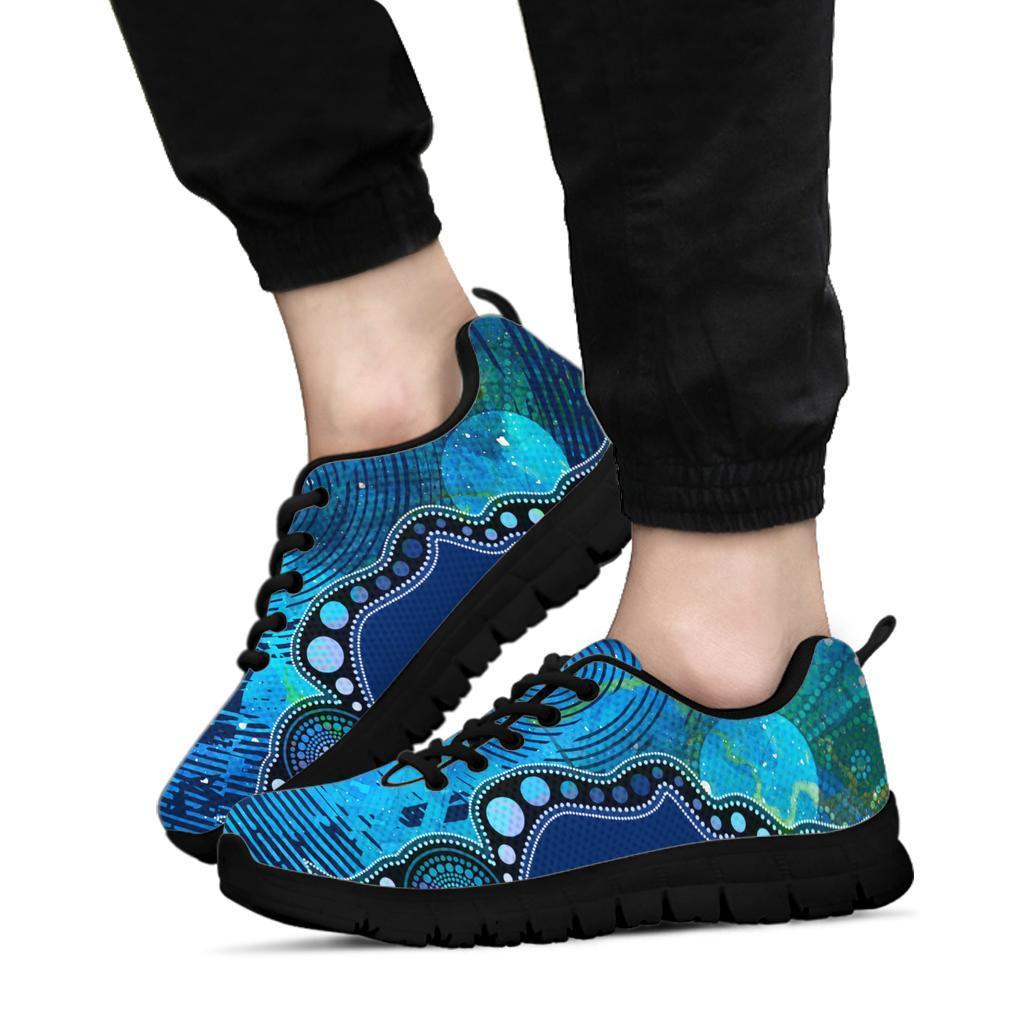 aboriginal-sneakers-australia-indigenous-flag-circle-dot-painting-art-blue