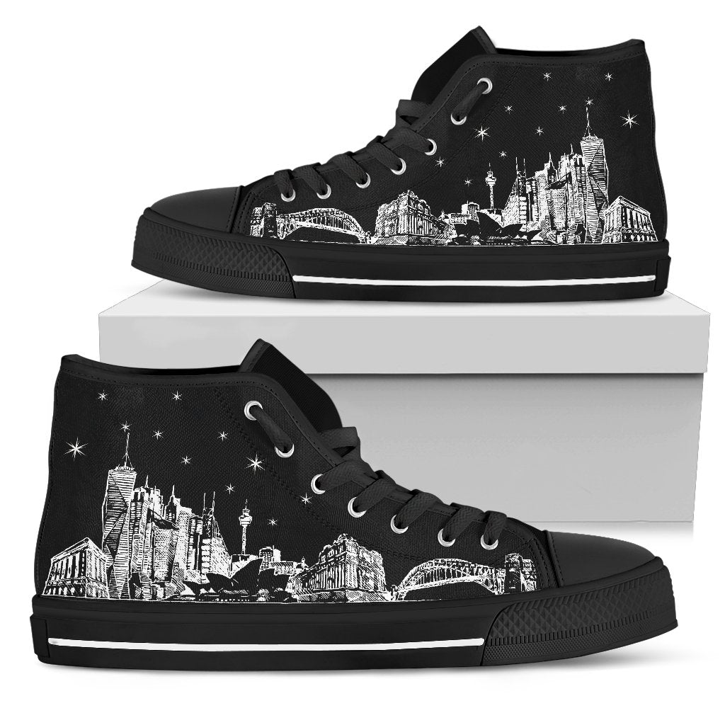 canvas-shoes-sydney-shoes-city-night-high-top