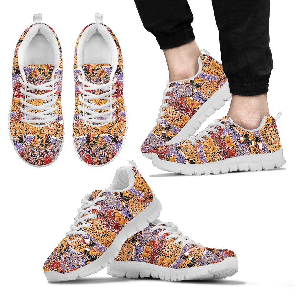 aboriginal-sneakers-koala-kangaroo-patterns-animals-shoes