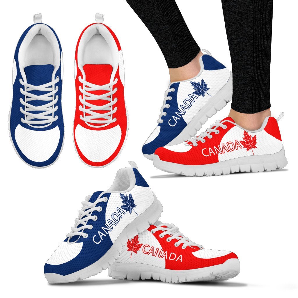 canada-running-shoes-maple-leaf-red-blue