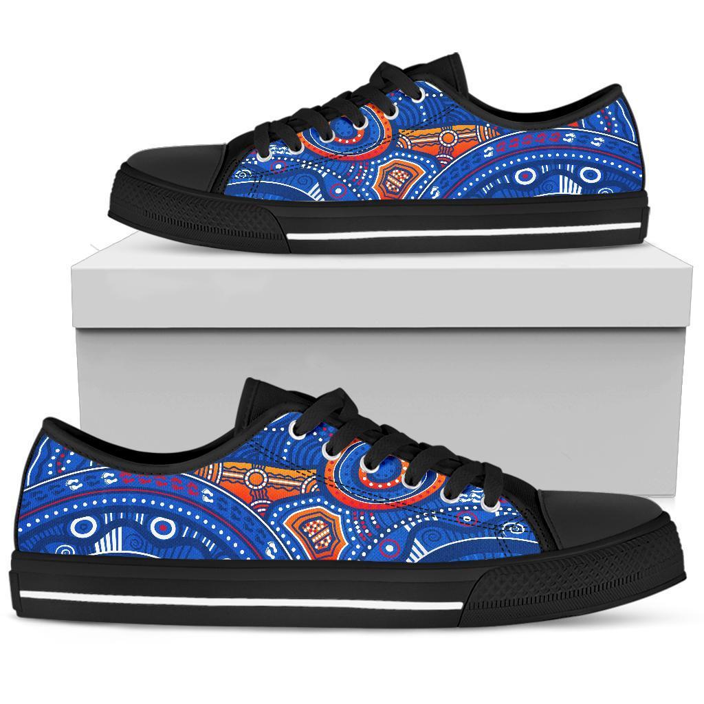 aboriginal-low-top-shoe-indigenous-footprint-patterns-blue-color
