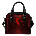 Wales Shoulder Handbag, Welsh Dragon Lava - Vibe Hoodie