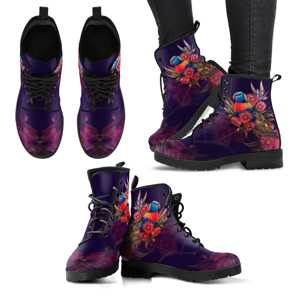 leather-boots-kookaburra-shoes-waratah-flower-unisex