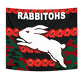 south-sydney-rabbitohs-tapestry-anzac-day-poppy-flower-vibes