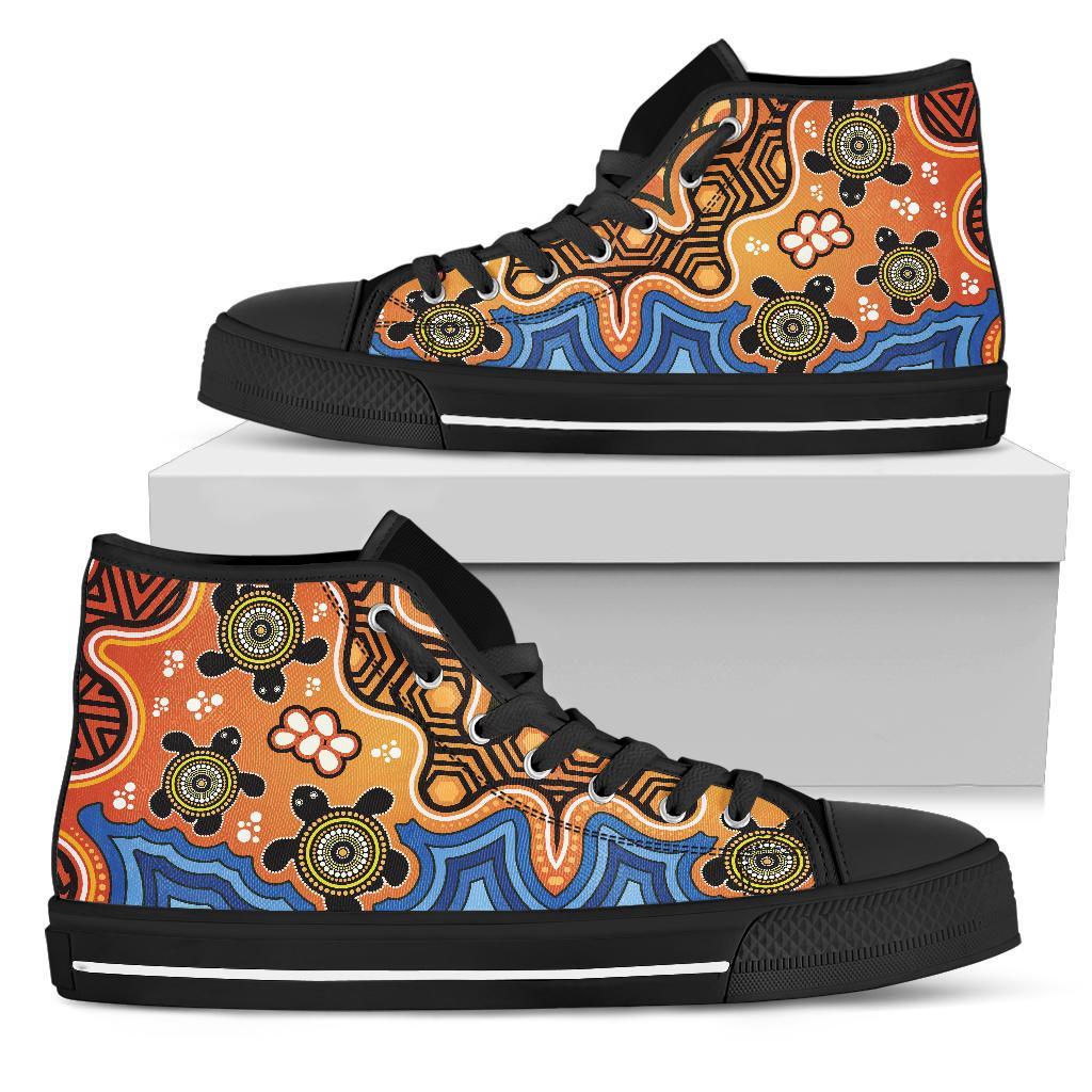 aboriginal-high-top-shoes-indigenous-art-patterns-ver04