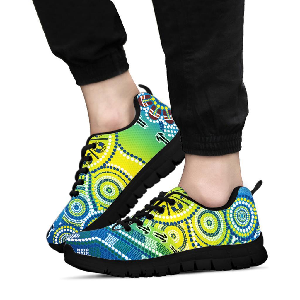 aboriginal-sneakers-dot-painting-indigenous-circle-patterns
