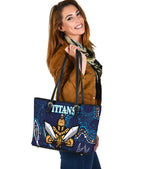 gold-coast-small-leather-tote-titans-gladiator-indigenous