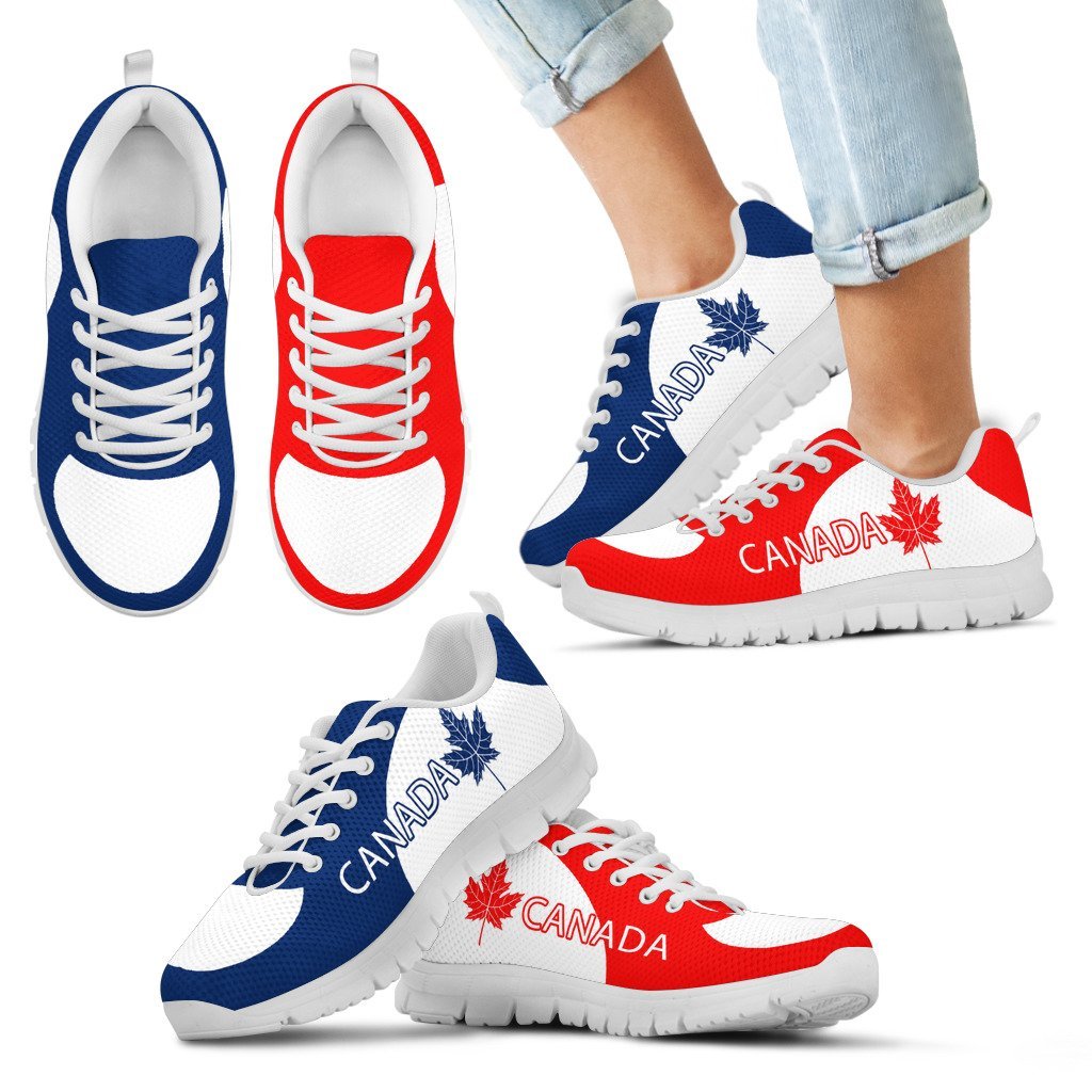 canada-running-shoes-maple-leaf-red-blue