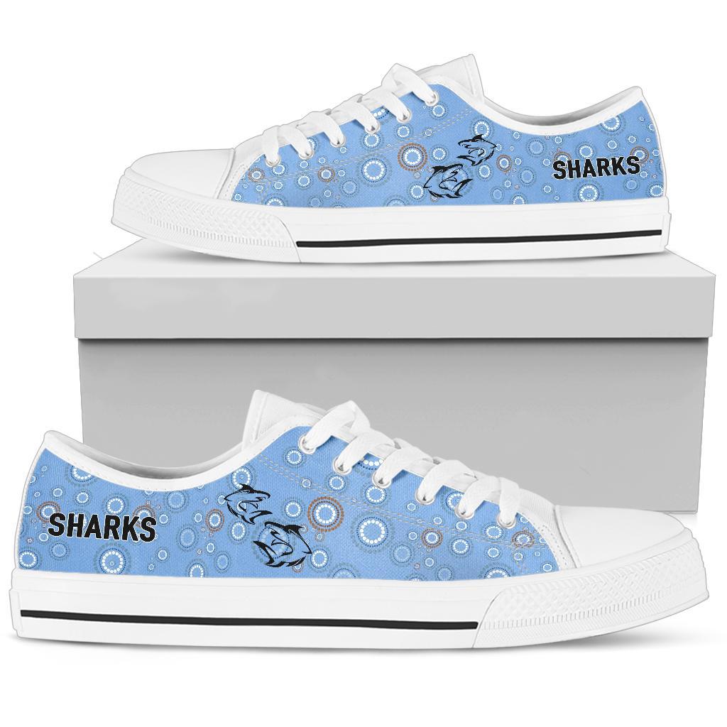 cronulla-sutherland-low-top-shoe-sharks-anzac-day-unique-indigenous