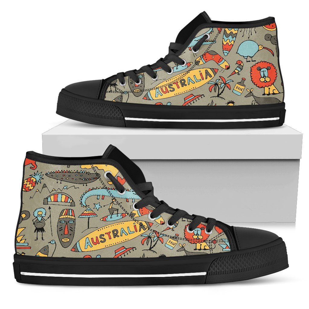 canvas-shoes-symbol-shoes-australian-famous-high-top