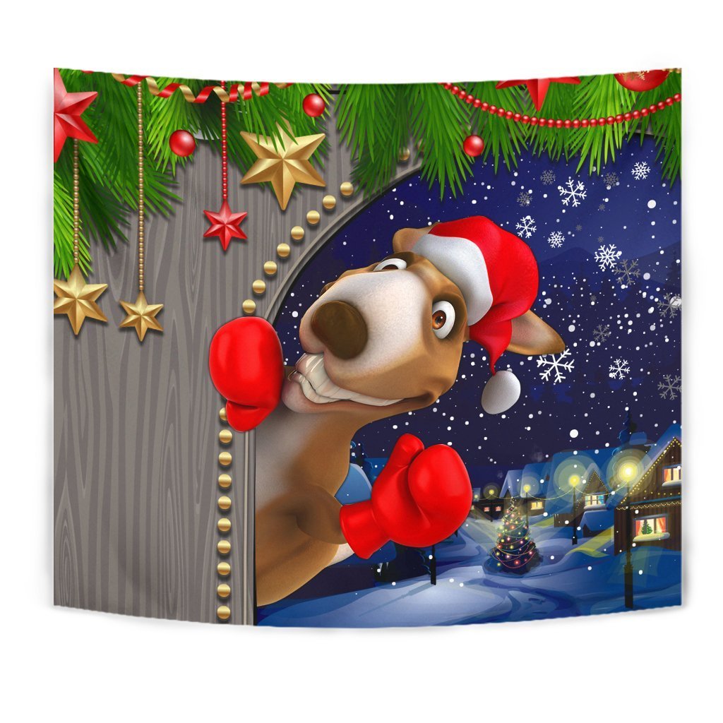 christmas-christmas-tapestry-funny-kangaroo-christmas