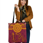 aboriginal-tote-bags-aboriginal-snake-and-alligator