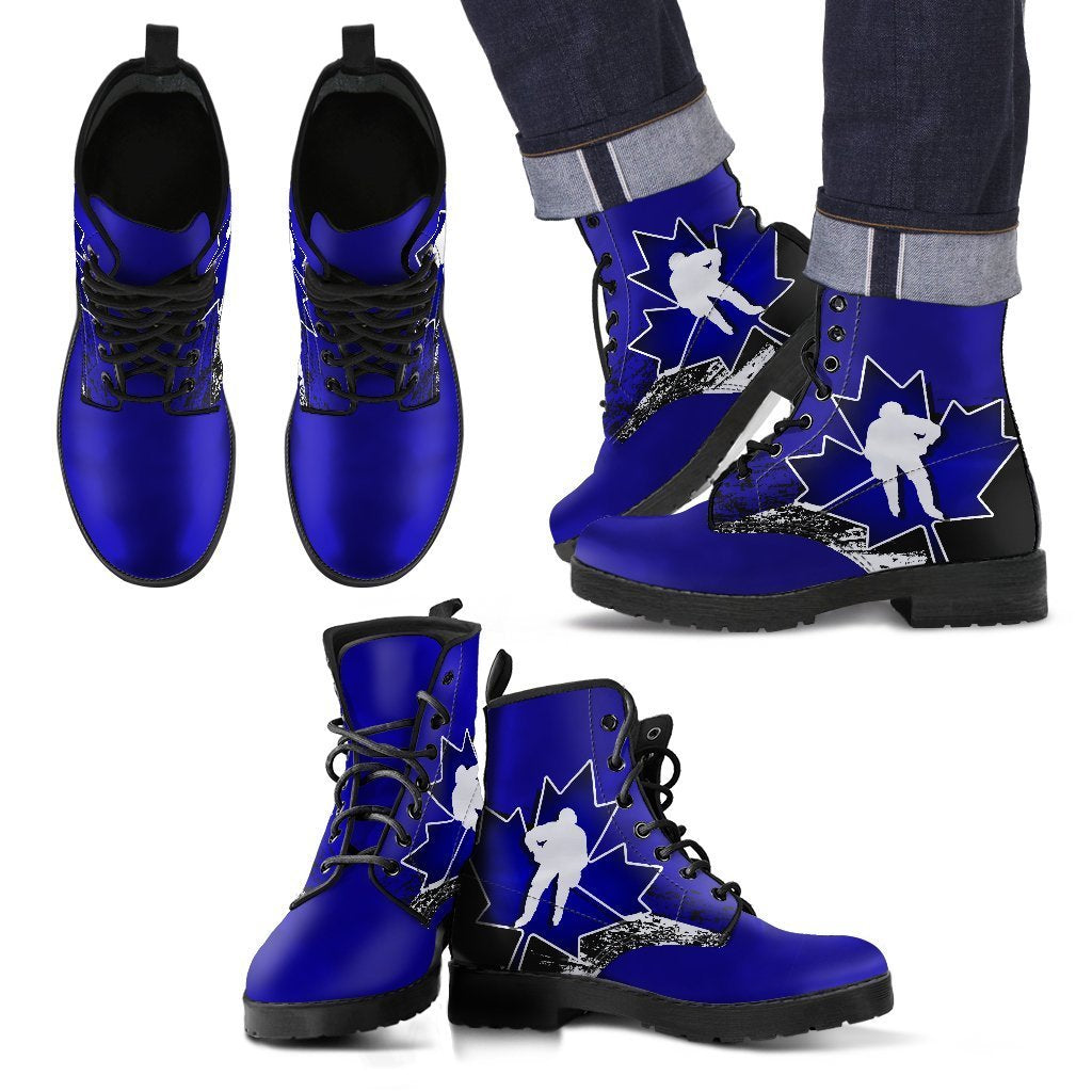 canada-leather-boots-blue-maple-leaf-hockey