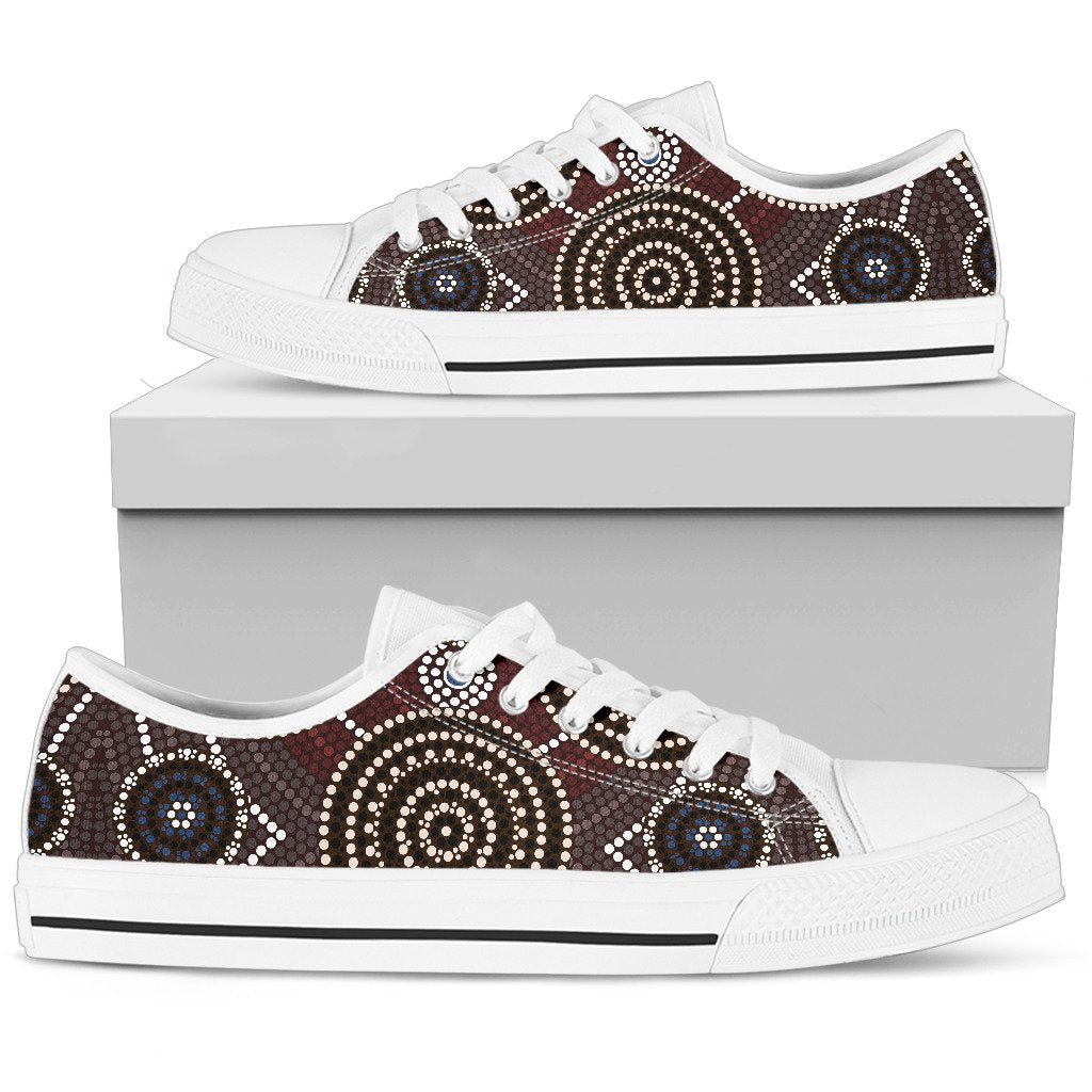canvas-shoes-aboriginal-dot-painting-shoes-ver08-low-top