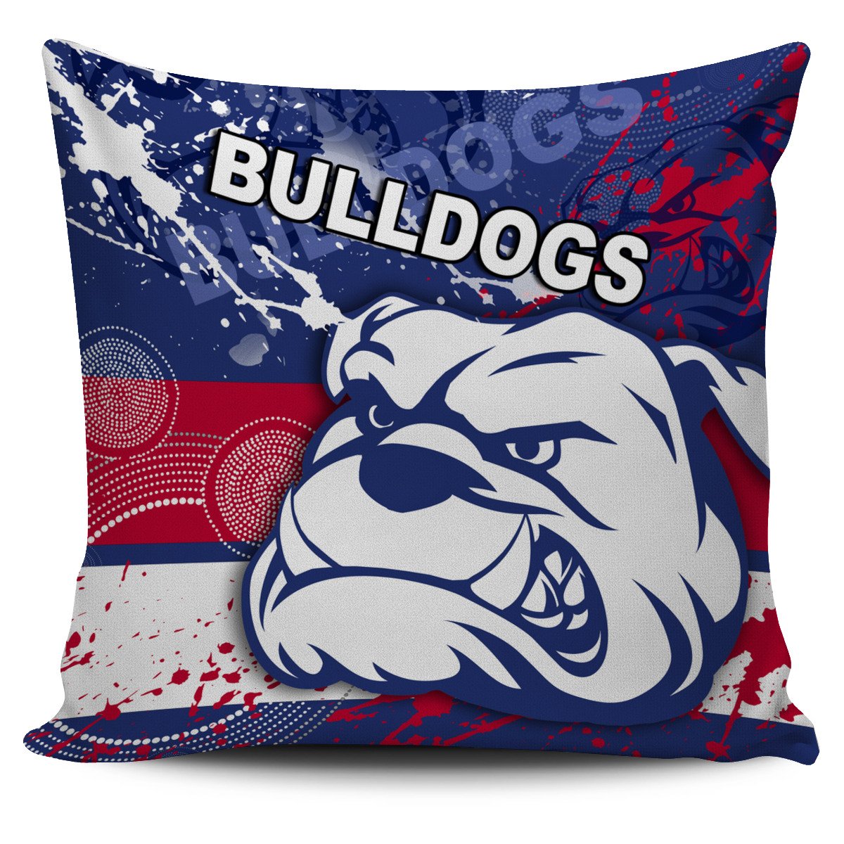western-bulldogs-pillow-cover