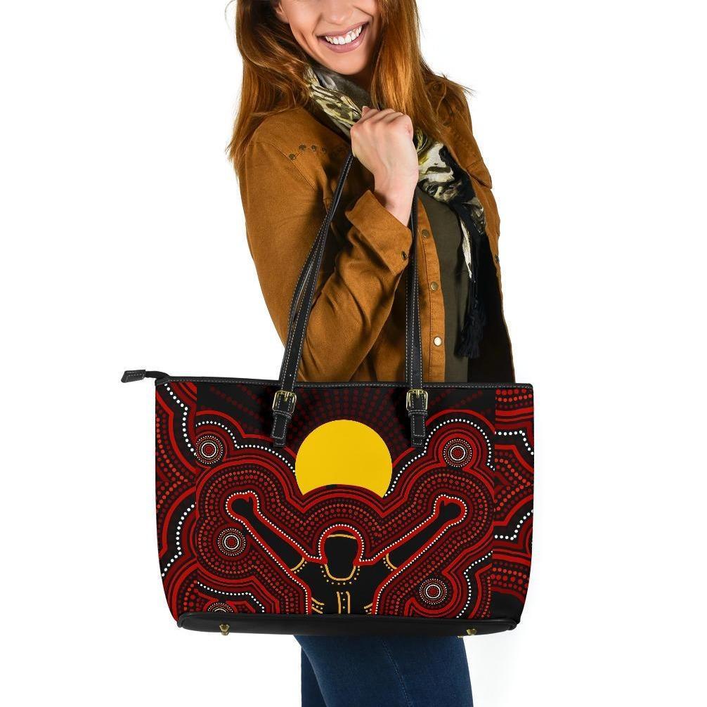 aboriginal-large-leather-tote-bag-the-sun-always-shines