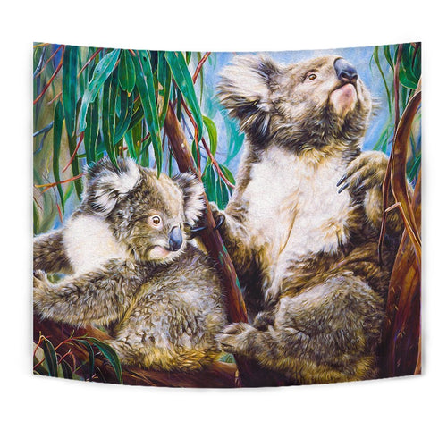 aboriginal-tapestry-koala-and-joey-rug-3d-art
