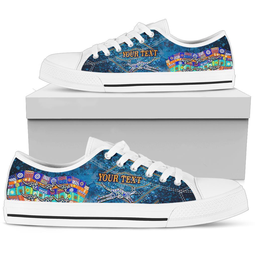 custom-text-low-top-shoes-kangaroo-dreaming