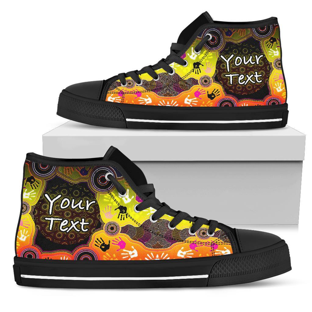 custom-aboriginal-high-top-shoe-indigenous-circle-dot-painting-hand-art-bn18
