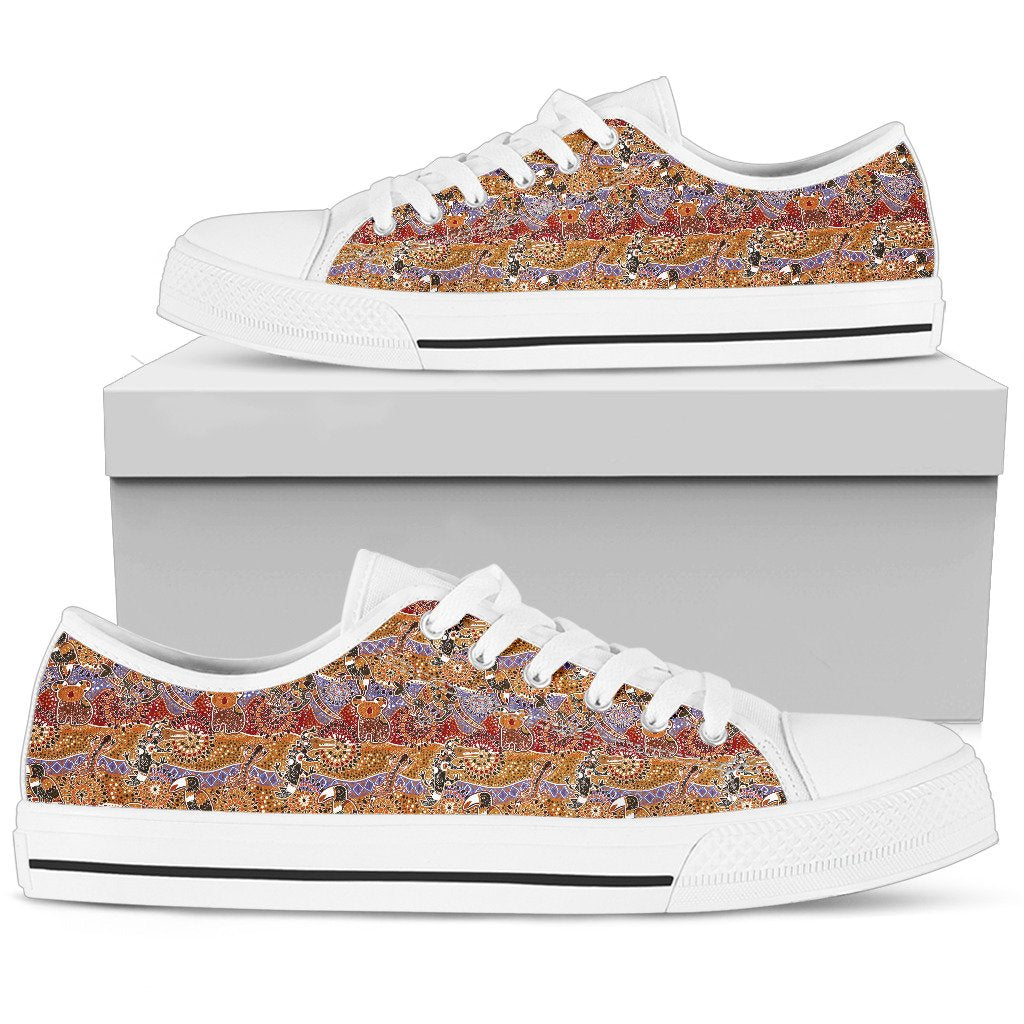canvas-shoes-aboriginal-patterns-shoes-kangaroo-low-top