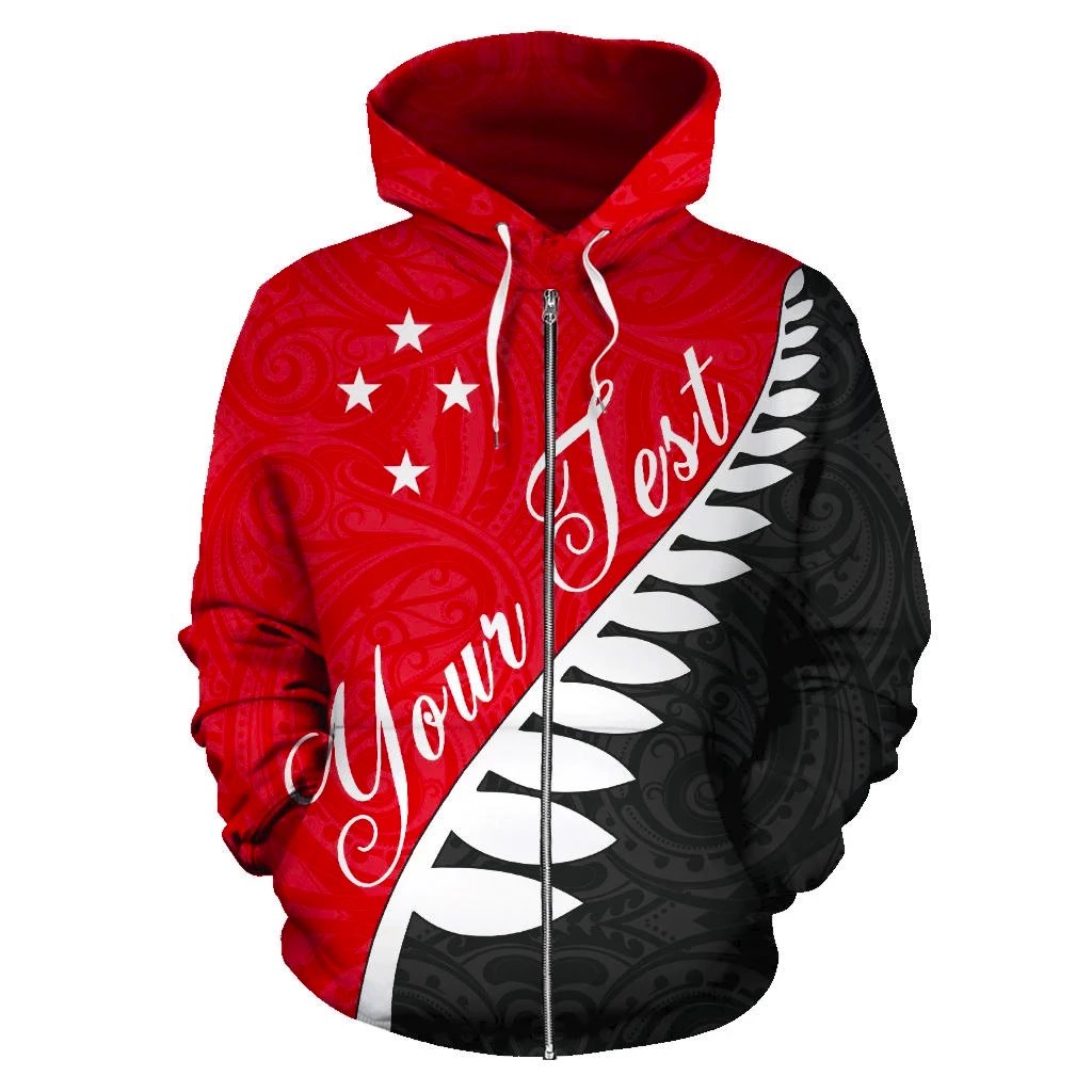 aotearoa-silver-fern-zip-hoodie-red-custom-style-unlimited