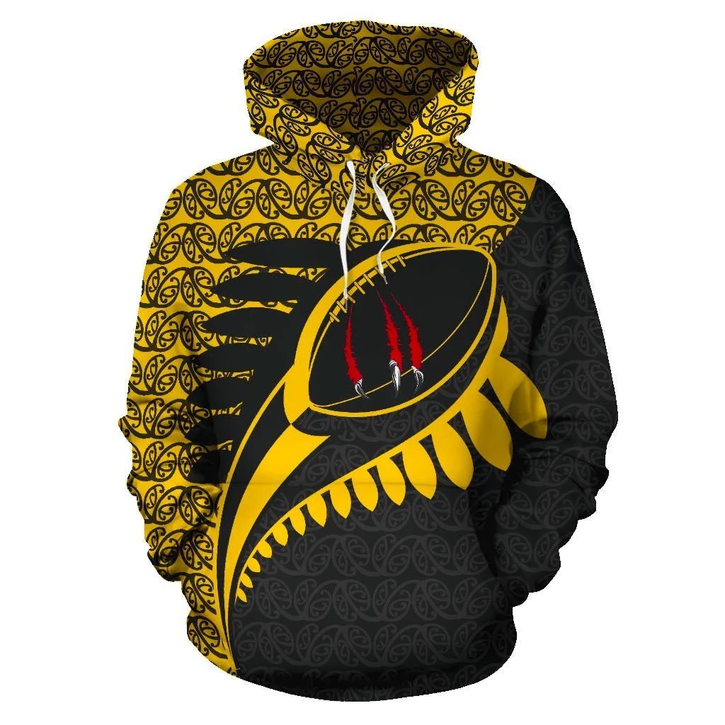claws-on-rugby-ball-hoodie-yellow
