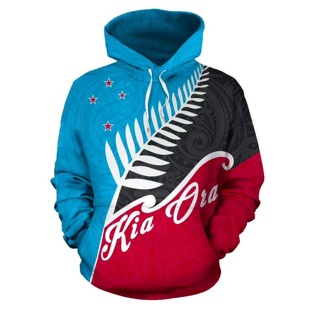 kia-ora-new-zealand-with-silver-fern-hoodie-blue