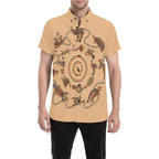 aboriginal-short-sleeve-shirt-kangaroo-turtle-crocodile-australian-animals