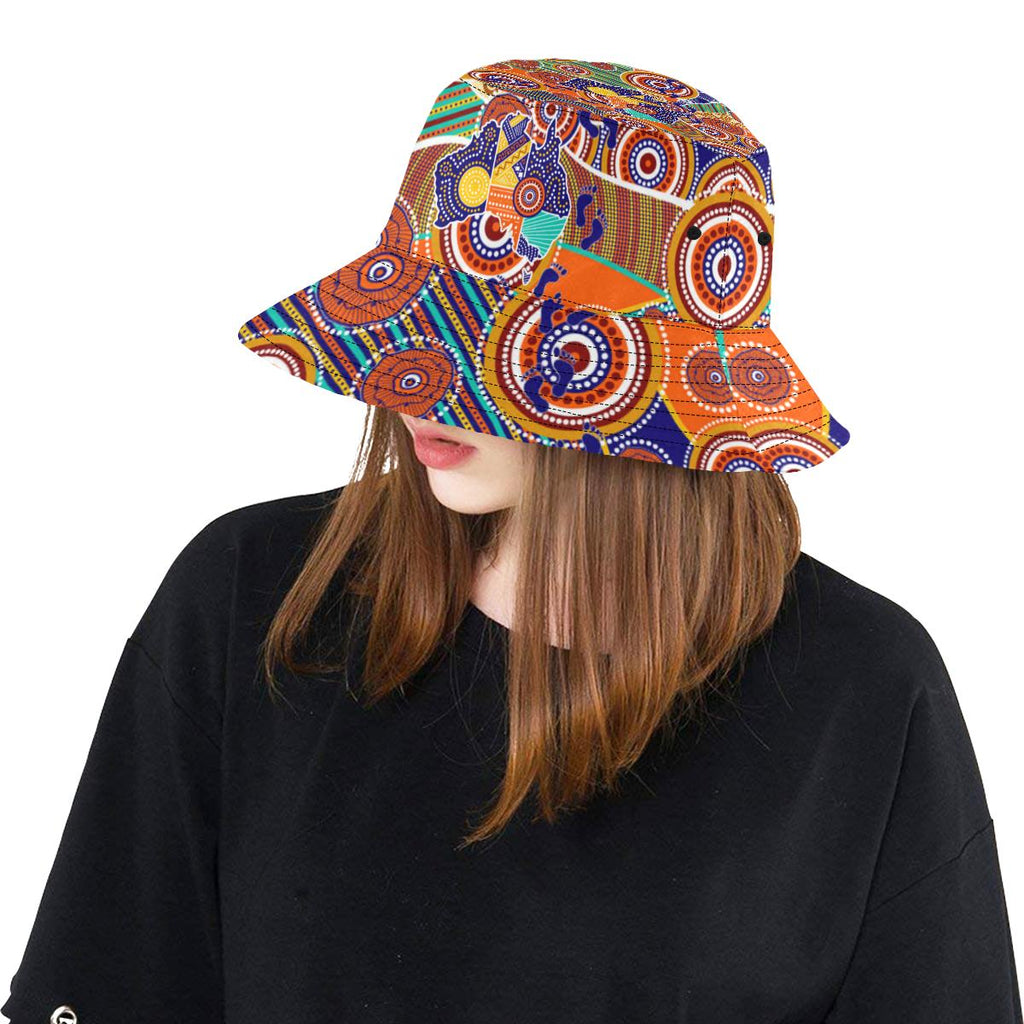 aboriginal-bucket-hat-australian-map-dot-painting