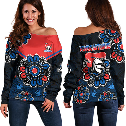 nrl-newcastle-knights-rugby-novocastrians-1987-aboriginal-off-shoulder-sweater