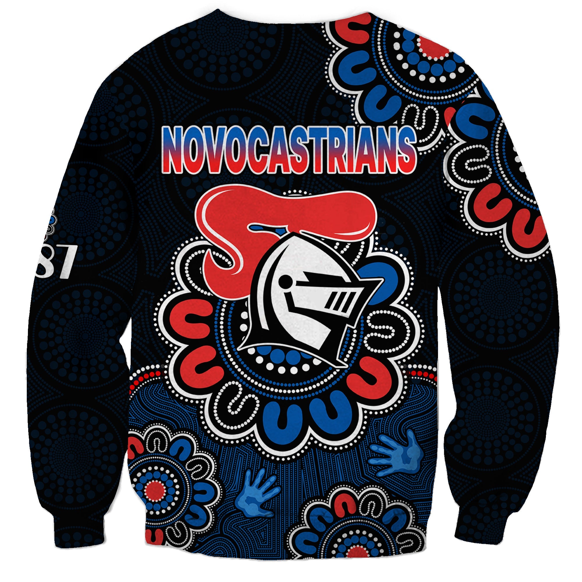 nrl-newcastle-knights-rugby-novocastrians-1987-aboriginal-sweatshirt