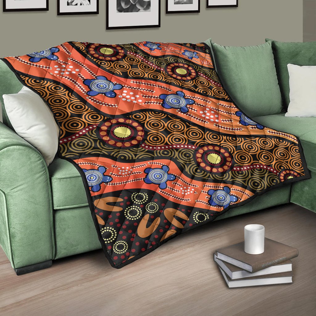 quilts-aboriginal-dot-unique-style-turtle