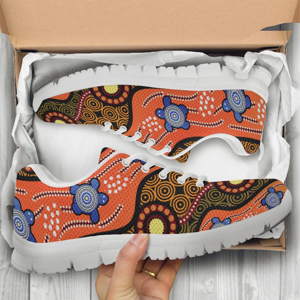 sneaker-aboriginal-dot-unique-style-turtle